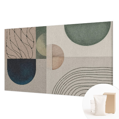 Non-woven fototapet med geometriske former