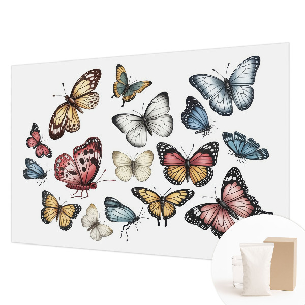 Fotovæg Paradis sommerfugle