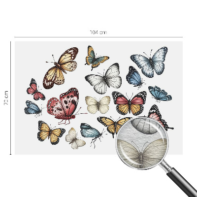 Fotovæg Paradis sommerfugle