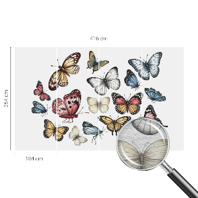 Fotovæg Paradis sommerfugle