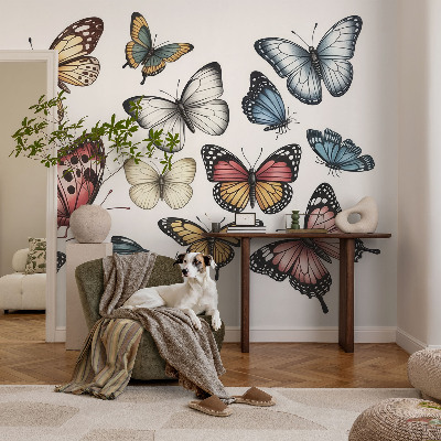 Fotovæg Paradis sommerfugle