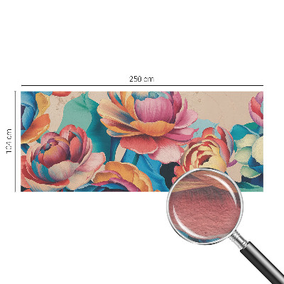 Fototapet efter mål Blomsterharmoni