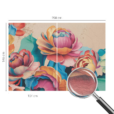 Fototapet efter mål Blomsterharmoni