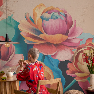 Fototapet efter mål Blomsterharmoni