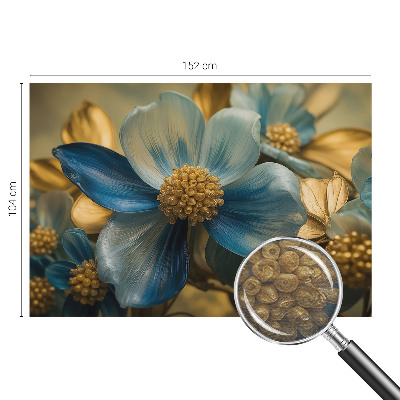 Fotovæg soveværelse Blomsterarrangement