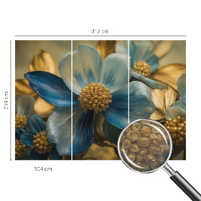 Fotovæg soveværelse Blomsterarrangement