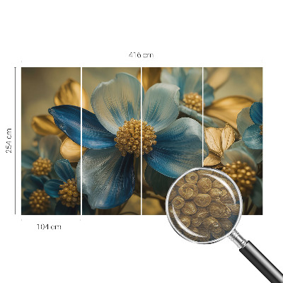 Fotovæg soveværelse Blomsterarrangement