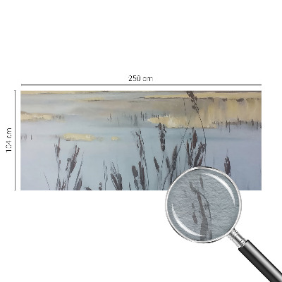 Fotovæg stue En rolig sø