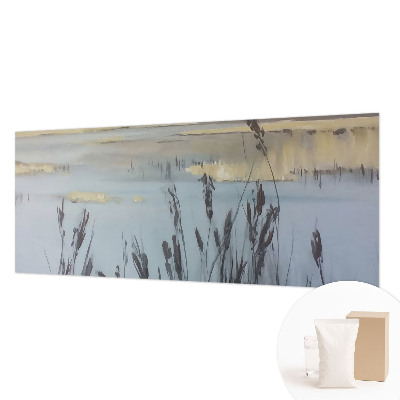 Fotovæg stue En rolig sø