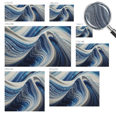 Modern fototapet i harmonisk abstrakt design