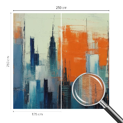Fototapet på mål Abstrakt by