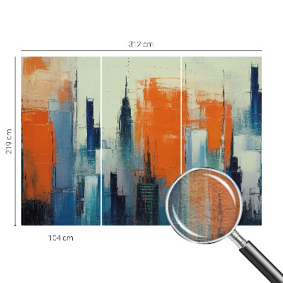 Fototapet på mål Abstrakt by