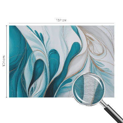 3D fototapet Flydende mønstre