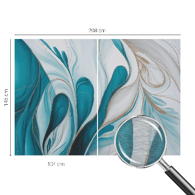 3D fototapet Flydende mønstre