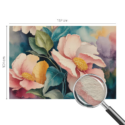 Non-woven fototapet med blomsteragtigt motiv