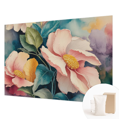 Non-woven fototapet med blomsteragtigt motiv