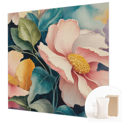 Non-woven fototapet med blomsteragtigt motiv