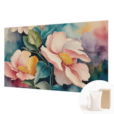 Non-woven fototapet med blomsteragtigt motiv