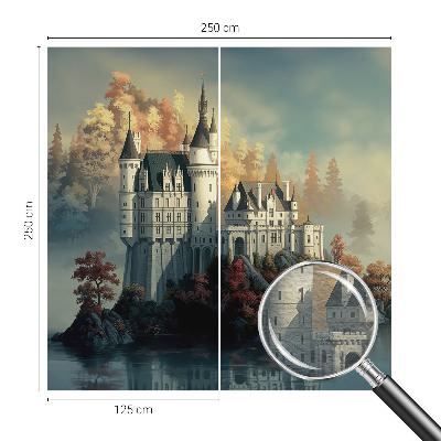 Høj kvalitet fototapet Eventyrslot