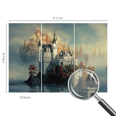 Høj kvalitet fototapet Eventyrslot