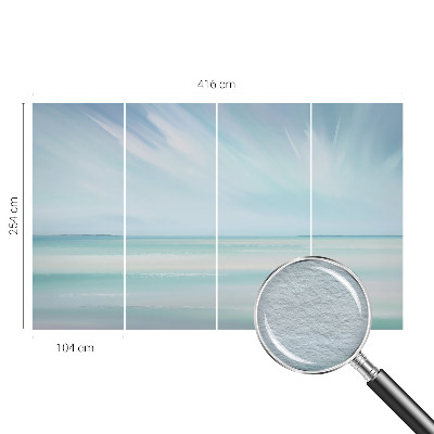 Fototapet soveværelse med et roligt havmotiv