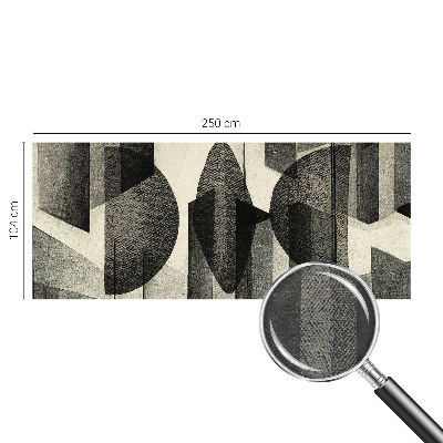 Modern fototapet med geometriske former