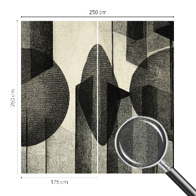 Modern fototapet med geometriske former