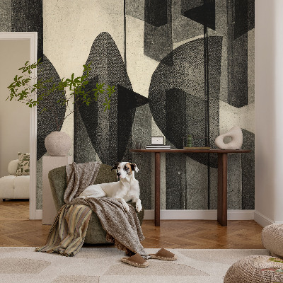 Modern fototapet med geometriske former
