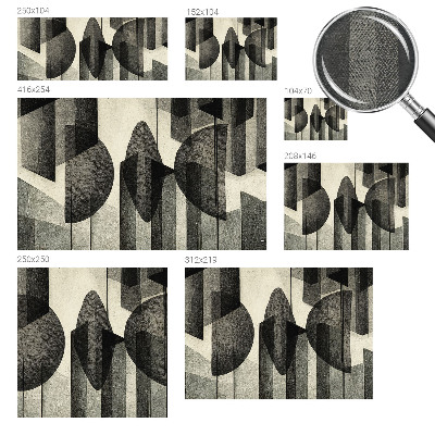 Modern fototapet Geometriske former