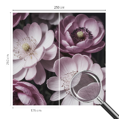 Høj kvalitet fototapet Blomsteragtig elegance