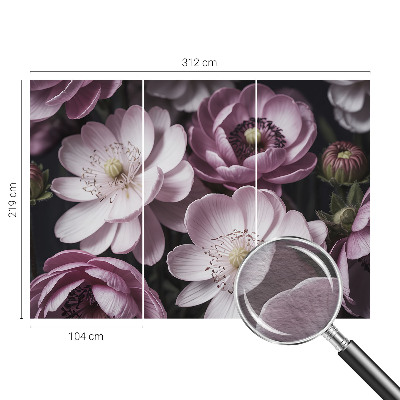 Høj kvalitet fototapet med blomsteragtigt motiv