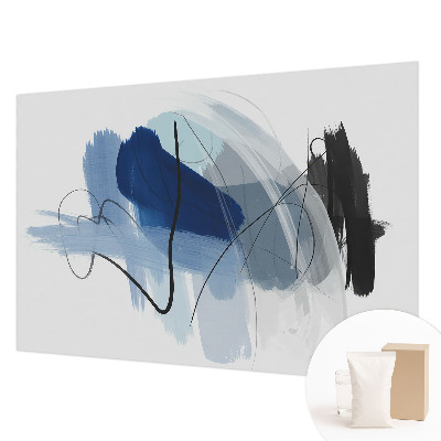 Non-woven fototapet med farverige abstrakte motiver