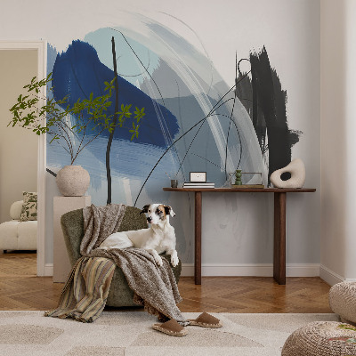 Non-woven fototapet med farverige abstrakte motiver