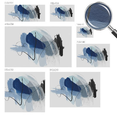 Non-woven fototapet Farverige abstraktioner