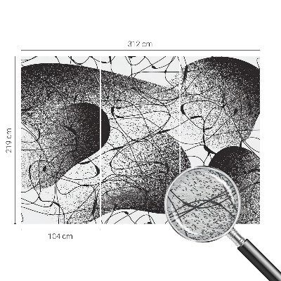 Vlies fototapet Abstrakt mønster