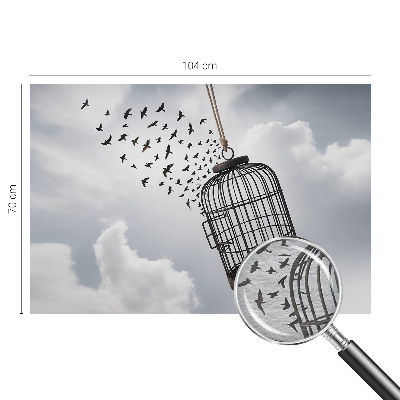 Tapet væg Flyvende fugle