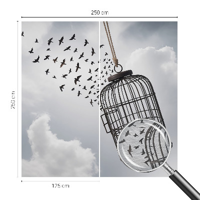 Tapet væg Flyvende fugle
