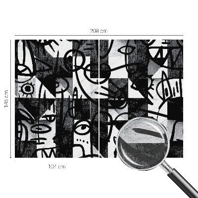 Fototapet soveværelse Tegning af kaos