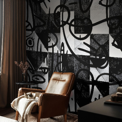 Fototapet soveværelse Tegning af kaos