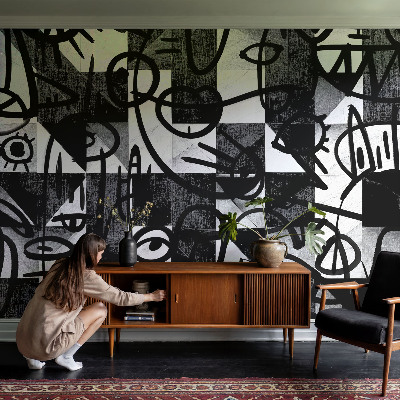 Fototapet soveværelse Tegning af kaos