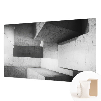Fototapet børneværelse med geometriske skulpturer