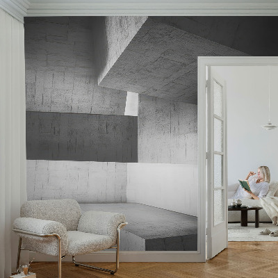 Fototapet børneværelse med geometriske skulpturer