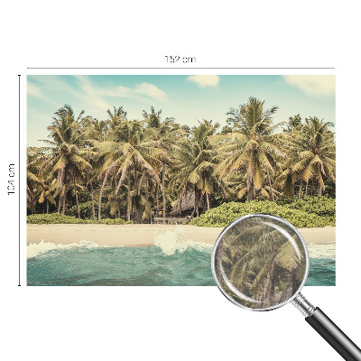 Høj kvalitet fototapet med motiv af en tropisk strand