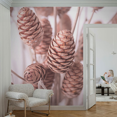 Modern fototapet i naturnær stil til værelset