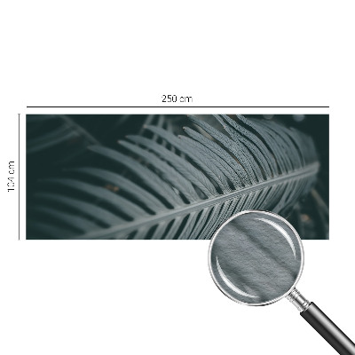 Stor fototapet Grønt blad