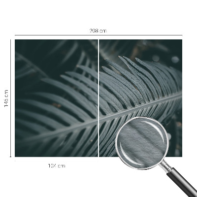 Stor fototapet Grønt blad