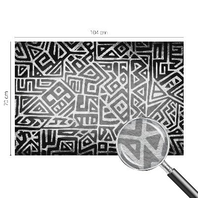 Non-woven fototapet med et geometrisk labyrintmotiv