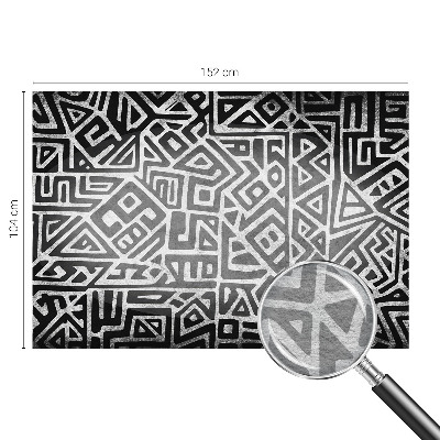 Non-woven fototapet med et geometrisk labyrintmotiv