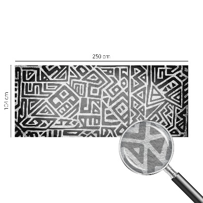 Non-woven fototapet med et geometrisk labyrintmotiv