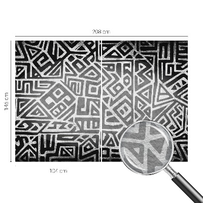 Non-woven fototapet med et geometrisk labyrintmotiv